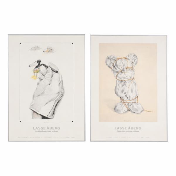 Lasse Åberg (f. 1940), affischer, 2st.