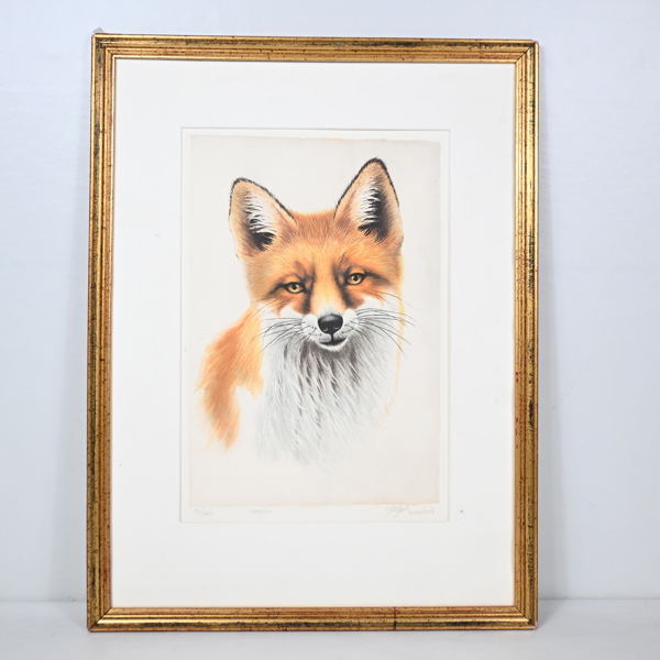 Hag Hans Engstedt (f.1949), "Ungräv", färglitografi, signerad och numrerad.