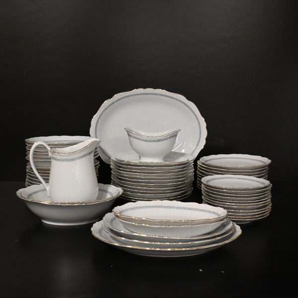 Matservis, 66 delar, porslin, Karlskrona, Upsala Ekeby.