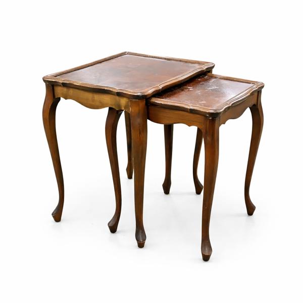 Satsbord, 2 delar, rokokostil, 1900-tal.