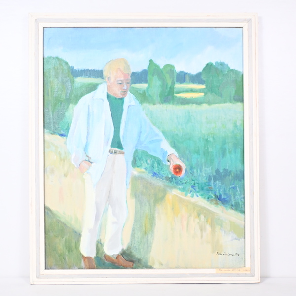 Folke Lindgren (1918–2018), olja på duk, signerad.