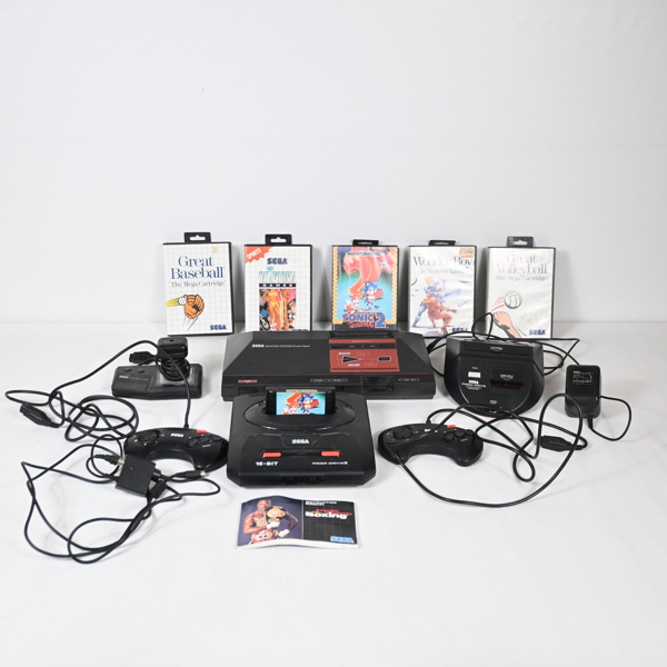 Spelkonsoler, 2st, Sega Mega Drive II & Sega Master System, 1980/90-tal.