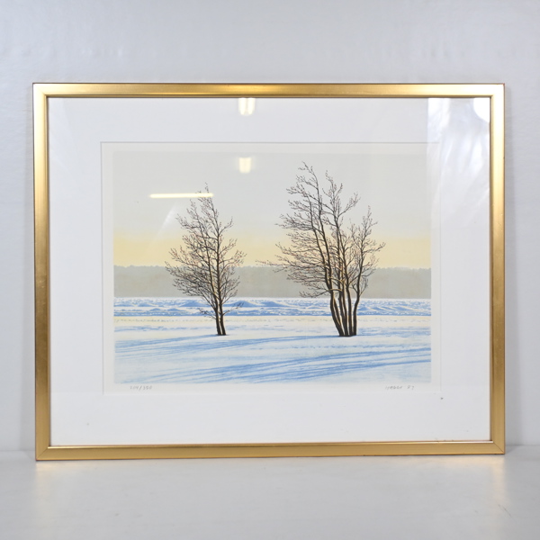 Harro Koskinen (f. 1945), färglitografi, signerad och numrerad.