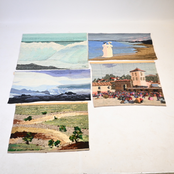 Väggbonader, 5st, 1900-tal.