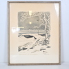 Roland Svensson (1910-2003), "Pelarvinter vid svansbryggan", färglitografi, signerad och numrerad.