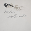 Roland Svensson (1910-2003), "Pelarvinter vid svansbryggan", färglitografi, signerad och numrerad.