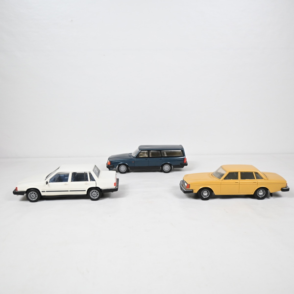 Modellbilar, 3st, Volvo, Finland.
