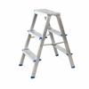 Trappstege, 3-steg, aluminium.