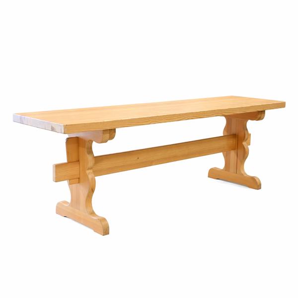 Bänk i furu, 1970/80-tal. 