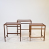 Satsbord, 3 delar, teak, 1960/70-tal.