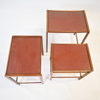 Satsbord, 3 delar, teak, 1960/70-tal.