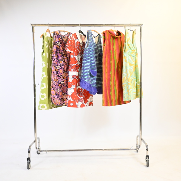 Klänningar, 6st, 1950/60-tal. 