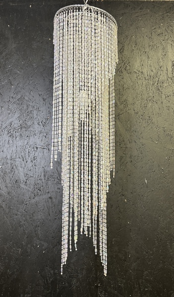 Taklampa modern med plastprismor