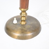 Bordslampa, mässing, modell "2467", Uppsala Armaturfabrik, 1940-tal. 