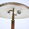 Bordslampa, mässing, modell "2467", Uppsala Armaturfabrik, 1940-tal. 