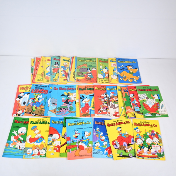 Serietidningar, "Kalle Anka", år 1960-71.