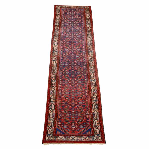 Gallerimatta, handknuten, orientalisk.