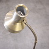 Golvlampa, gulmetall, EWÅ, 1960/70-tal.