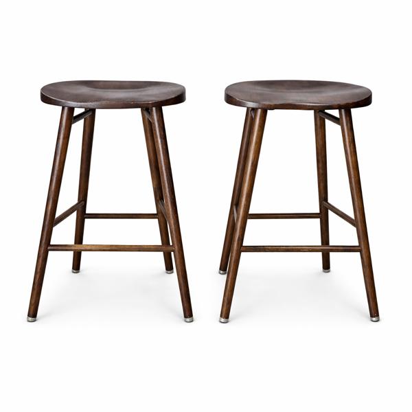 Pallar ett par, betsat trä, samtida.