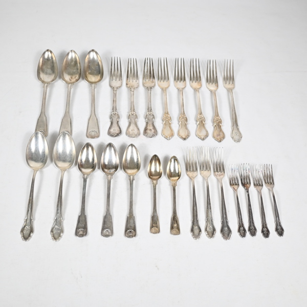 Bestick i silver, 830.