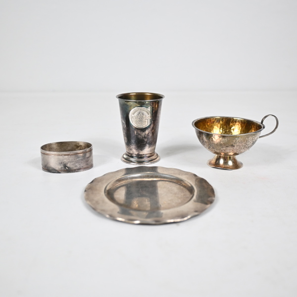 Silverföremål, 4 delar, 830.