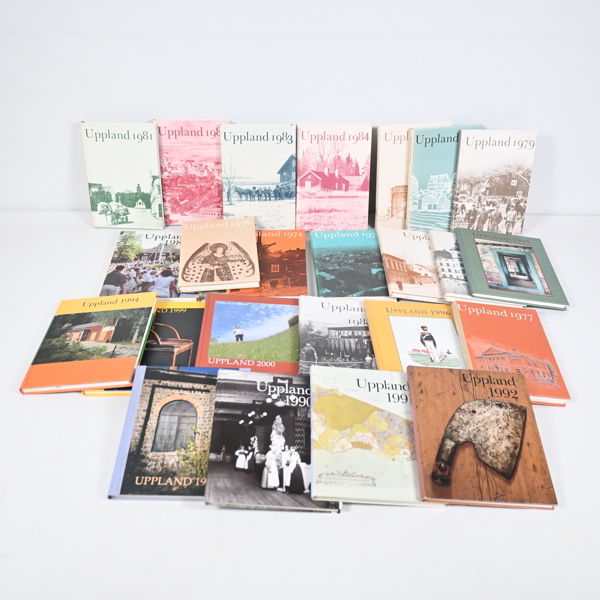 Parti böcker om Uppland. 