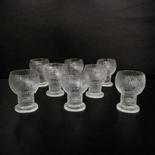 Timo Sarpaneva, ölglas, 8st, "Kekkerit", Iittala, Finland.