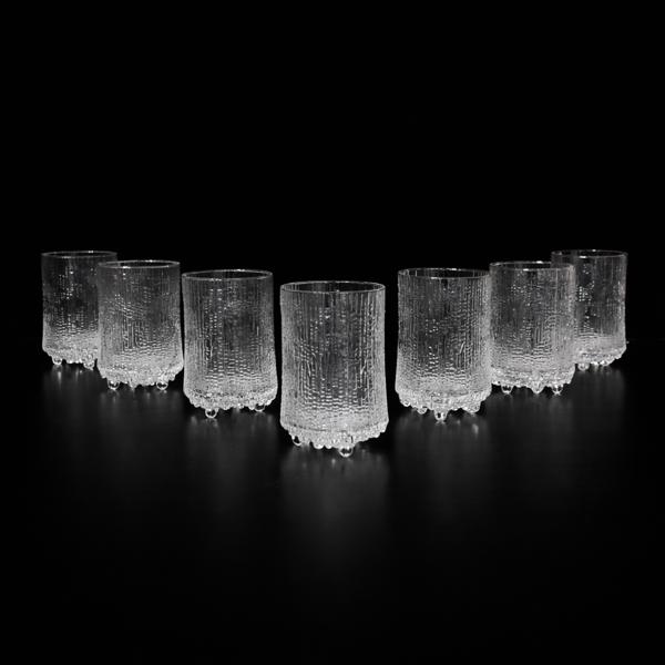 Tapio Wirkkala, ölglas, 7st, "Ultima Thule", Iittala, Finland.