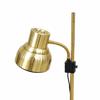 Golvlampa, gulmetall, sent 1900-tal.