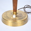 Bordslampa, mässing, 1940/50-tal.