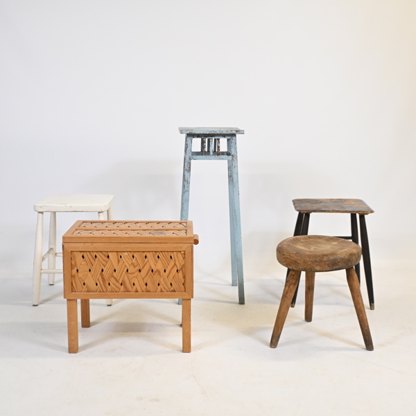 Möbler, 5 delar, 1900-tal.