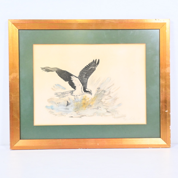 Viggo Carlsen (f. 1949), blandteknik, signerad.