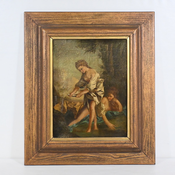 Okänd konstnär, badande kvinnor, efter fransk rokoko-förlaga, 17/1800-tal.