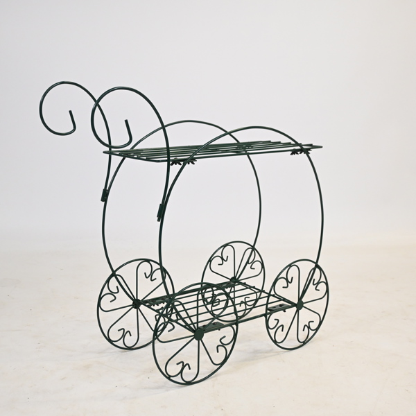Blomvagn i metall, samtida. 