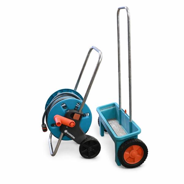 Universalspridare och slangvagn, Gardena.