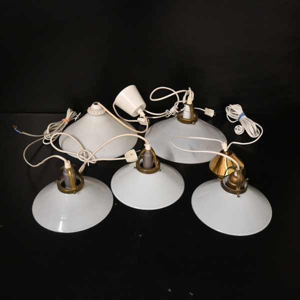 Skomakarlampor, 5st, 1900-tal. 