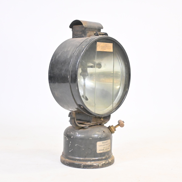 Strålkastare, fotogen, Tilley, Floodlight Projector, Hendon, England.