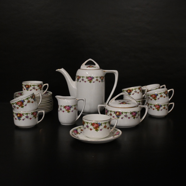 Kaffeservis, 24 delar, porslin, Rörstrand.