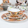 Parti kaffeservisdelar, porslin, orientaliskt. 