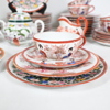 Parti kaffeservisdelar, porslin, orientaliskt. 