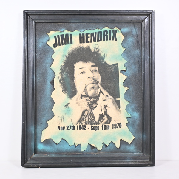 Tavla i textil, Jimi Hendrix.