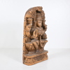 Skulptur föreställande Lakshmi, trä, 1900-tal.