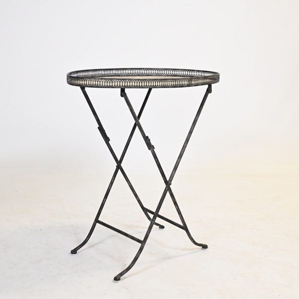 Fällbord, metall, sent 1900-tal. 