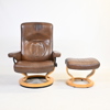 Fåtölj med fotpall "Stressless", Ekornes, Norge, 1900-talets andra hälft.