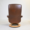 Fåtölj med fotpall "Stressless", Ekornes, Norge, 1900-talets andra hälft.
