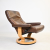Fåtölj med fotpall "Stressless", Ekornes, Norge, 1900-talets andra hälft.
