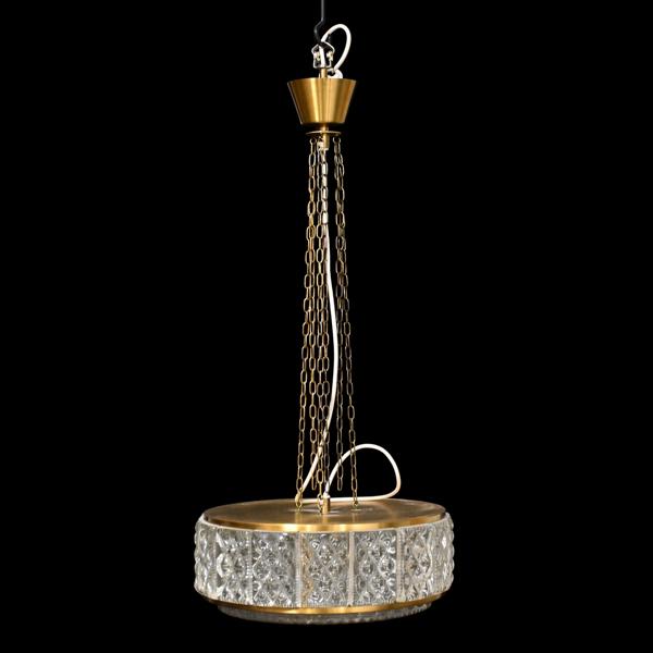 Carl Fagerlund, taklampa, Orrefors, 1960/70-tal.