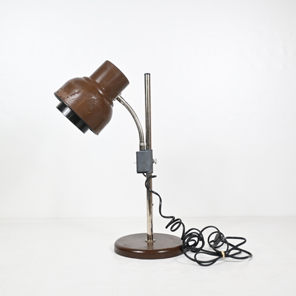 Bordslampa, plast, 1970-tal. 