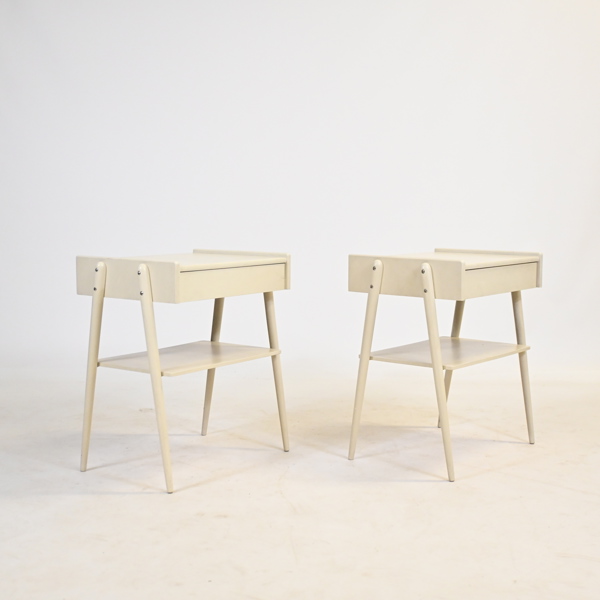 Sängbord, ett par, Carlström & Co Möbelfabrik, 1950/60-tal. 