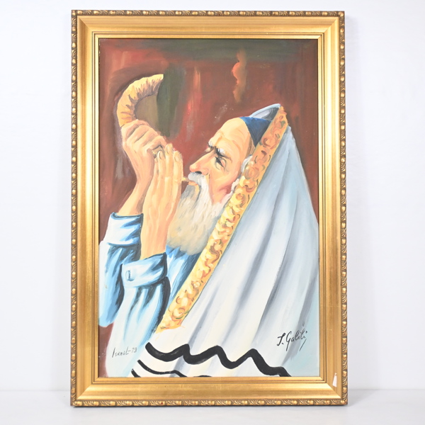 Oidentifierad konstnär, olja på duk, signerad och daterad.